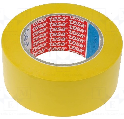 Marquage_au_sol adh&eacute;sif jaune 33m*50mm